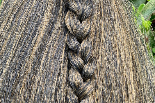 Eco-braiding Hair, blonde and black