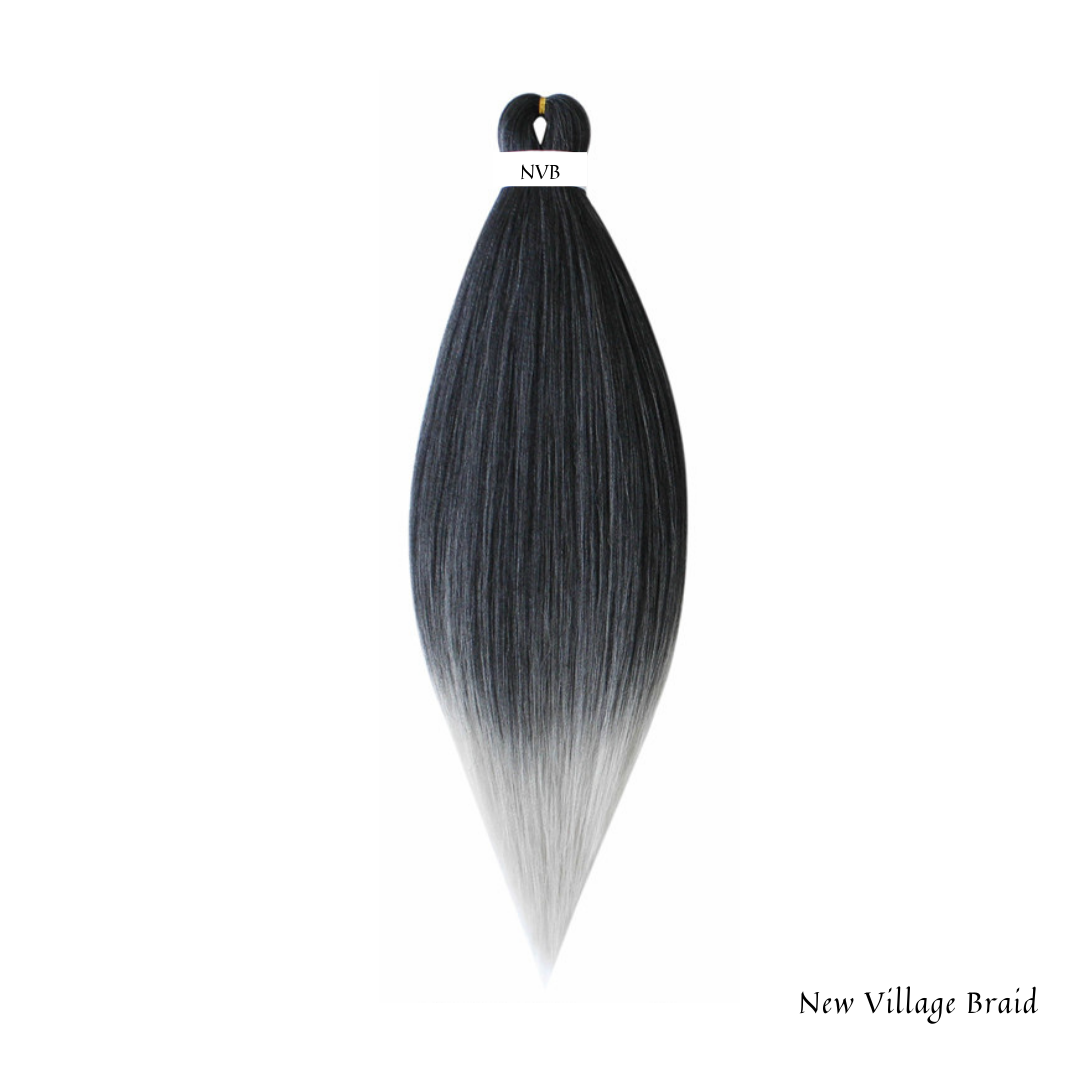 NVB Silver Eco Pre Stretch Hair
