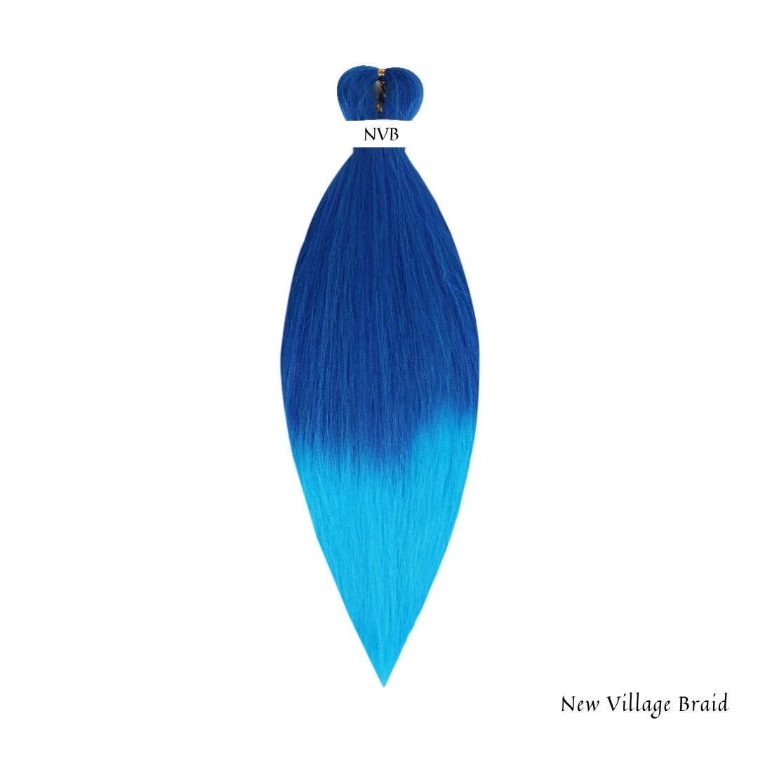 NVB Blue Light Blue Long Braiding Hair