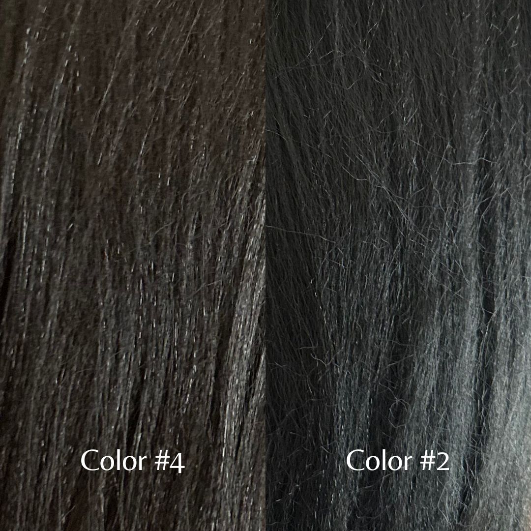 NVB Color 4 vs Color 2 Pre Stretch Hair