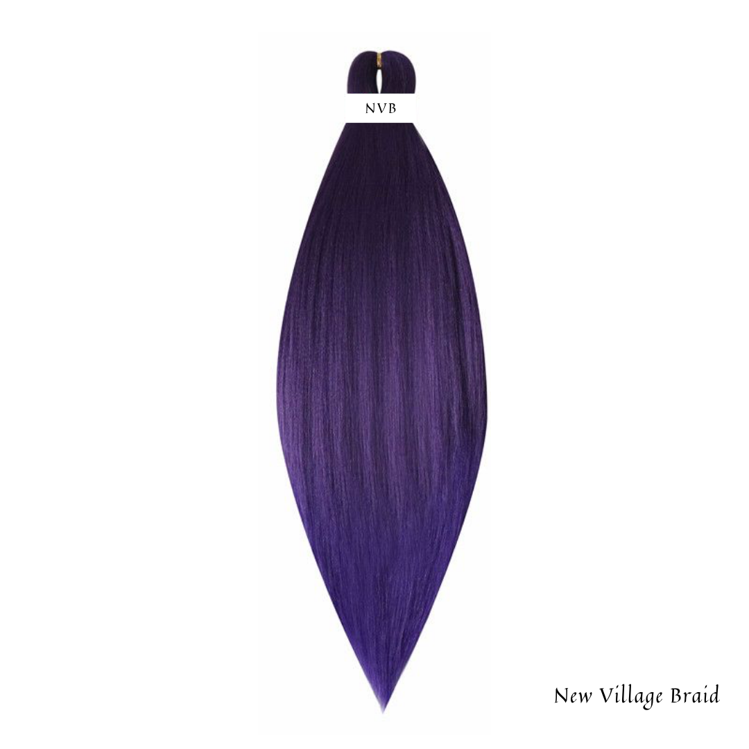 NVB Purple Pre Rinsed Braiding Hair