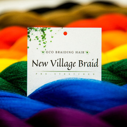 New Village Braid gift card + rainbow hair colors